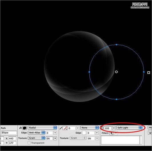 Fireworks制作超级光线水晶球 Fireworks制作超级光线水晶球